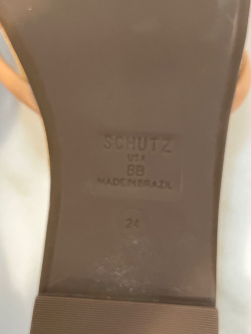 Schutz Blossom Flat Sandals, Sz 8 - Picture 4 of 9